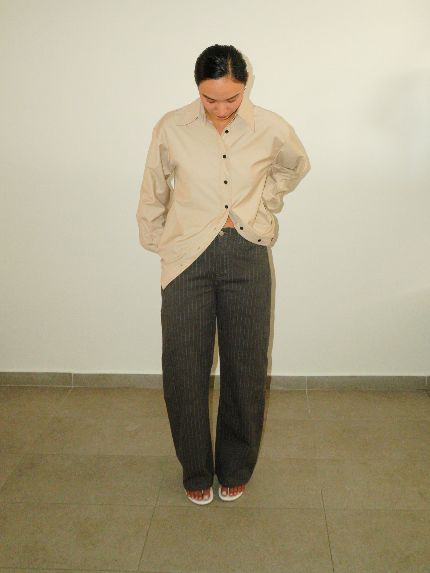 Jeans de Mezclilla Café