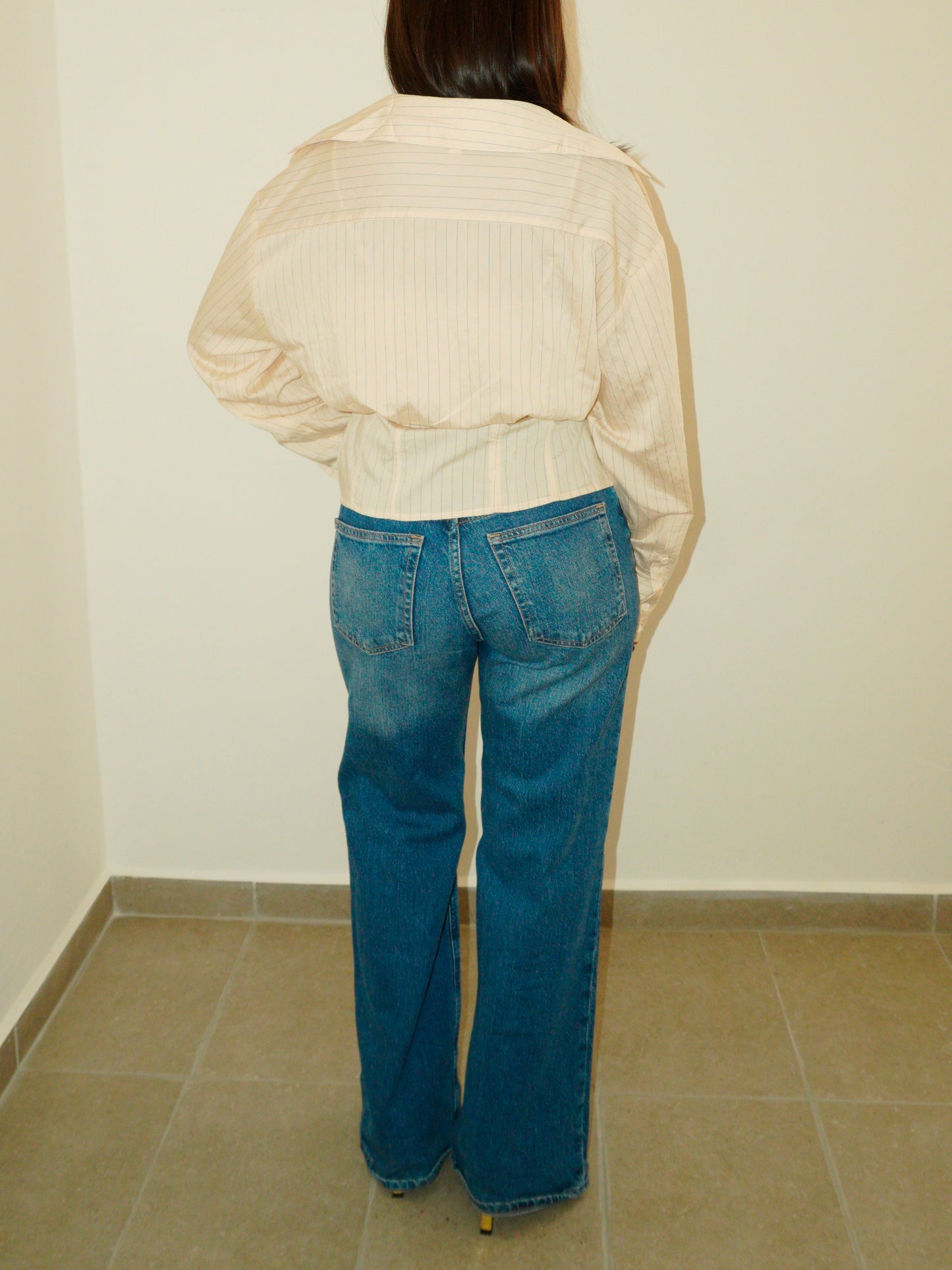 Camisa Corset Rayas