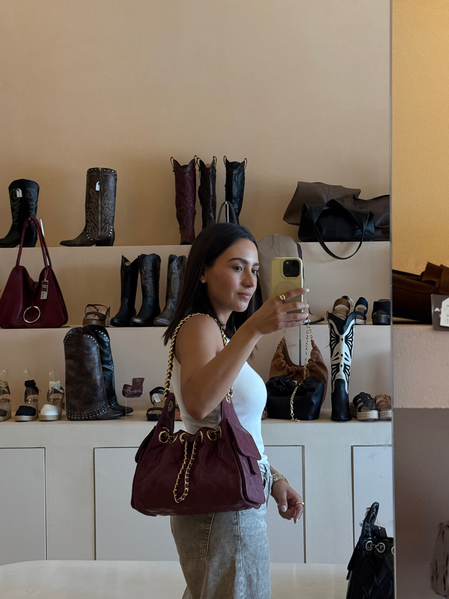 Bolso Hilary Burgundy