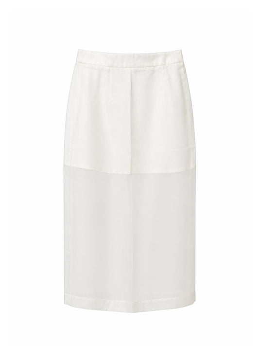 Falda Midi Organza