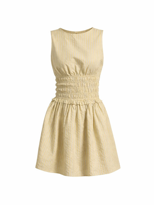 Vestido Corto Clásico de Rayas