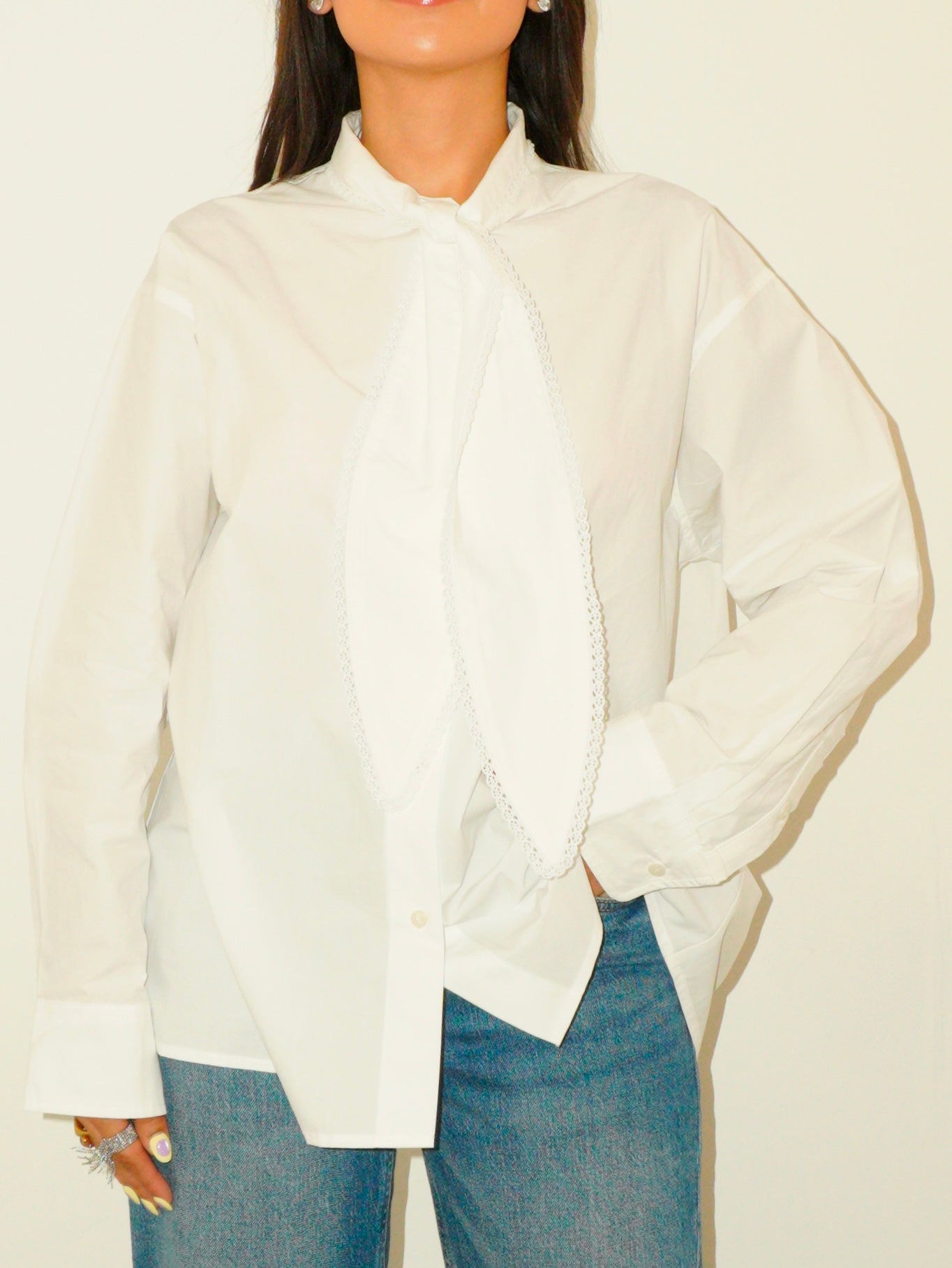 Camisa Pañoleta Encaje