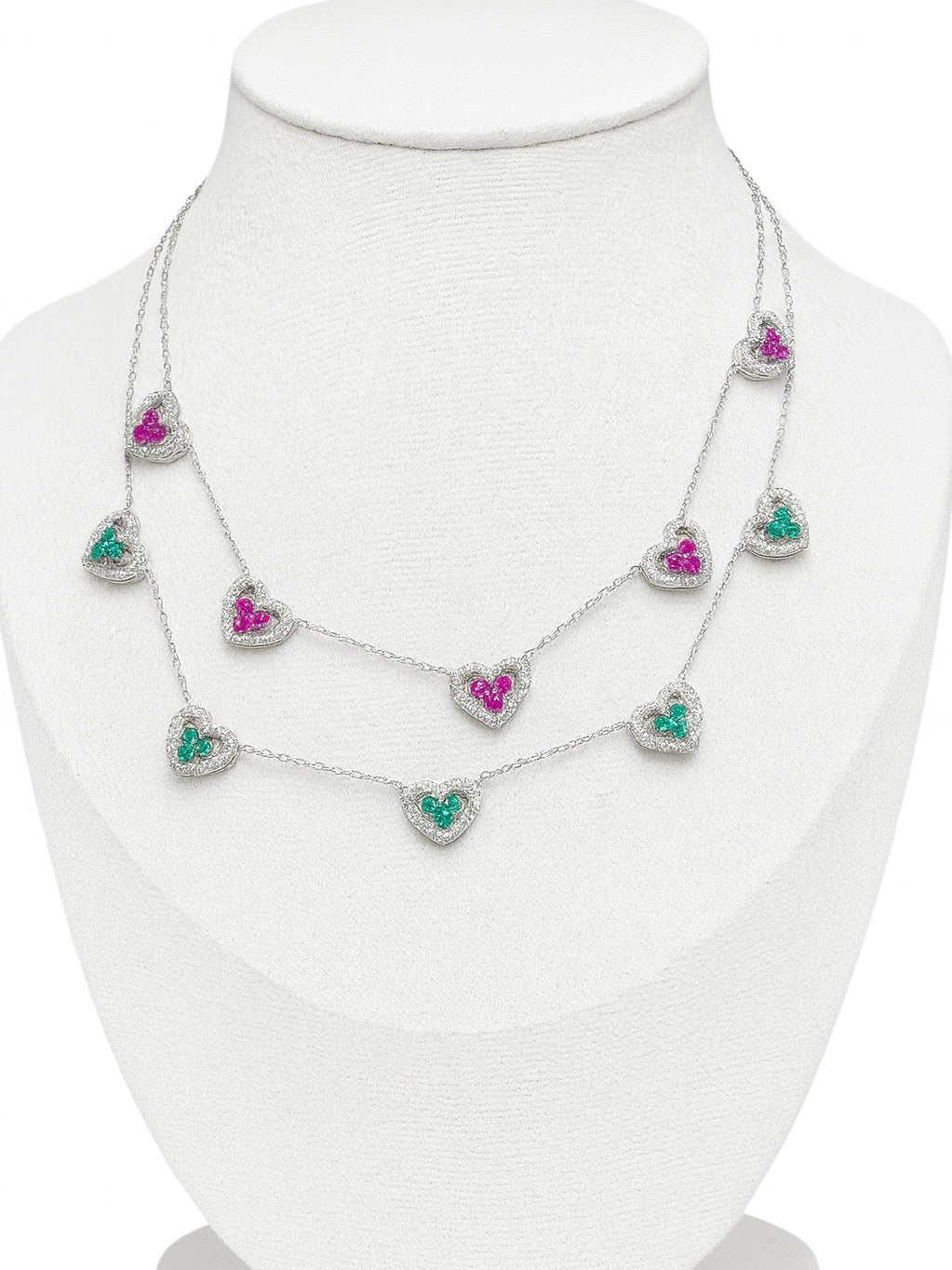 Collar Corazones