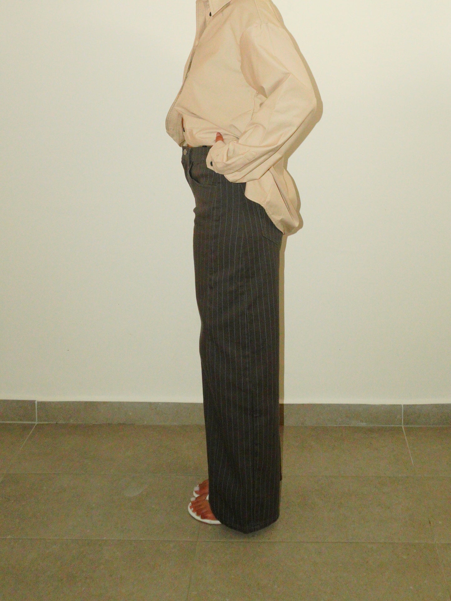 Jeans de Mezclilla Café