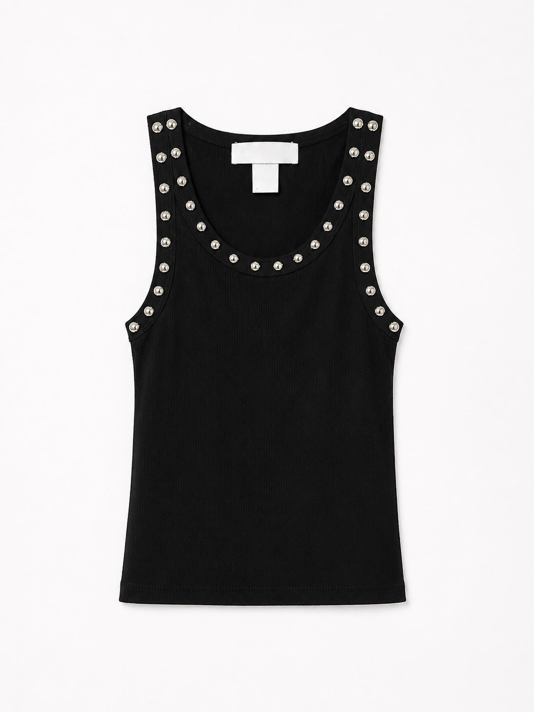 Tank Top Negro Estoperoles