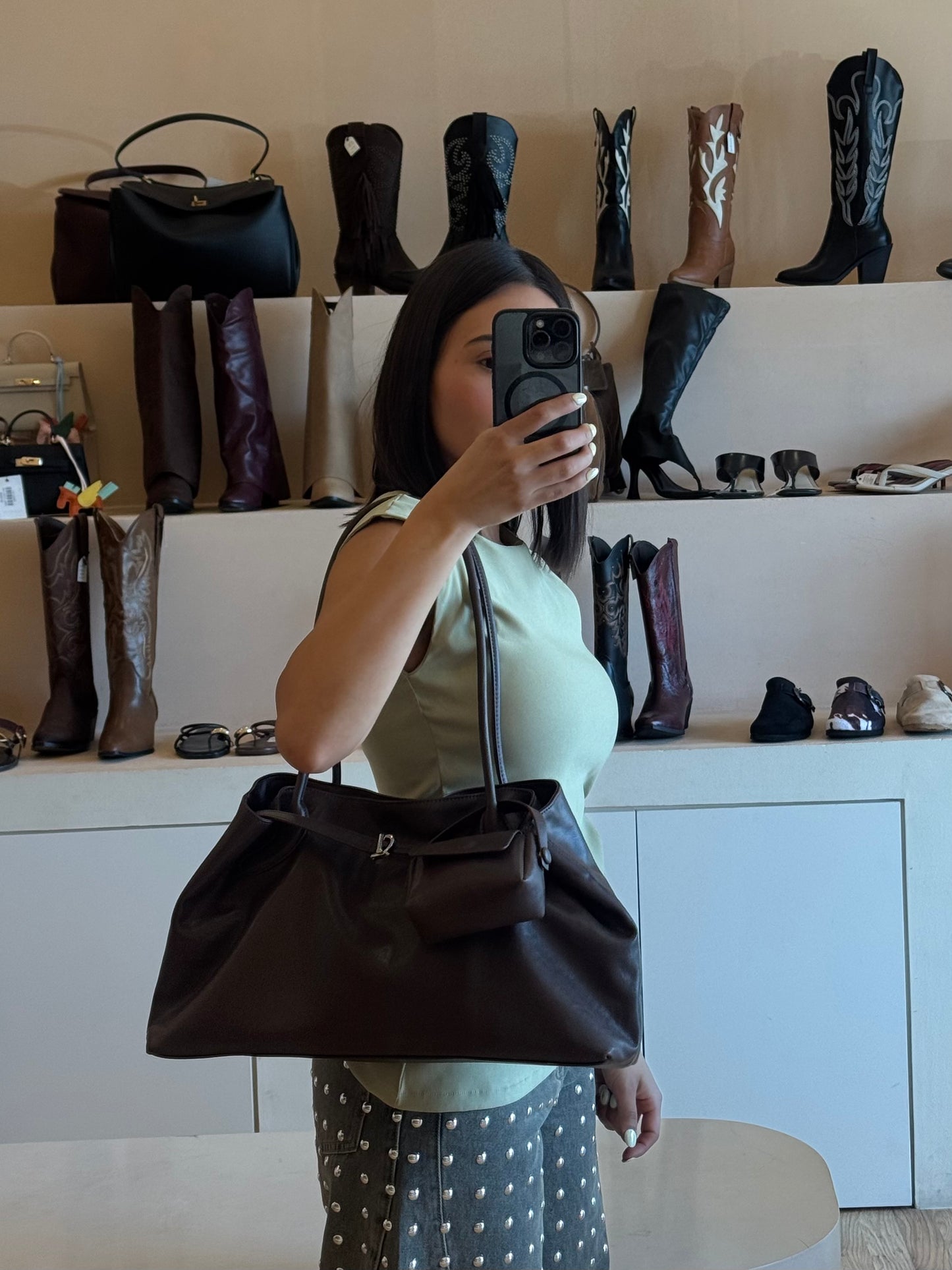 Bolso Doble Café
