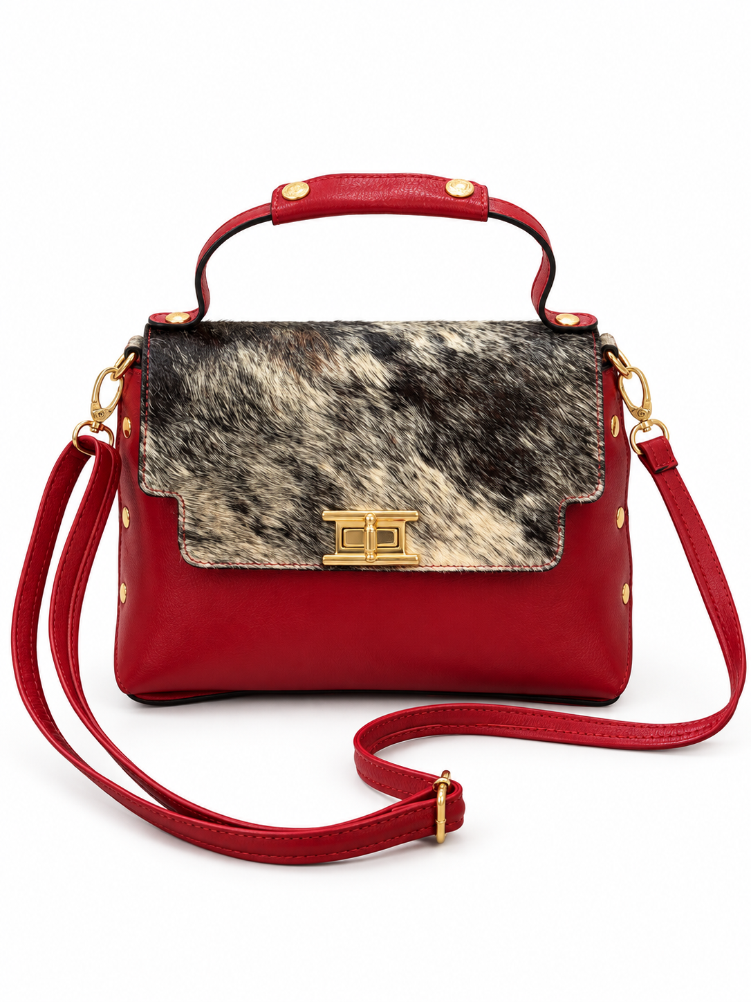 Bolso Roma Rojo/Cow