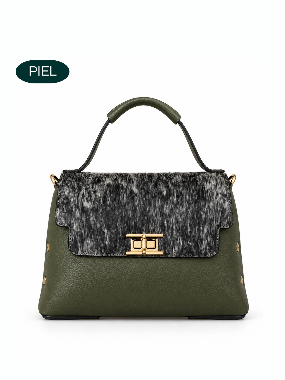 Bolso Roma Olivo/Cow