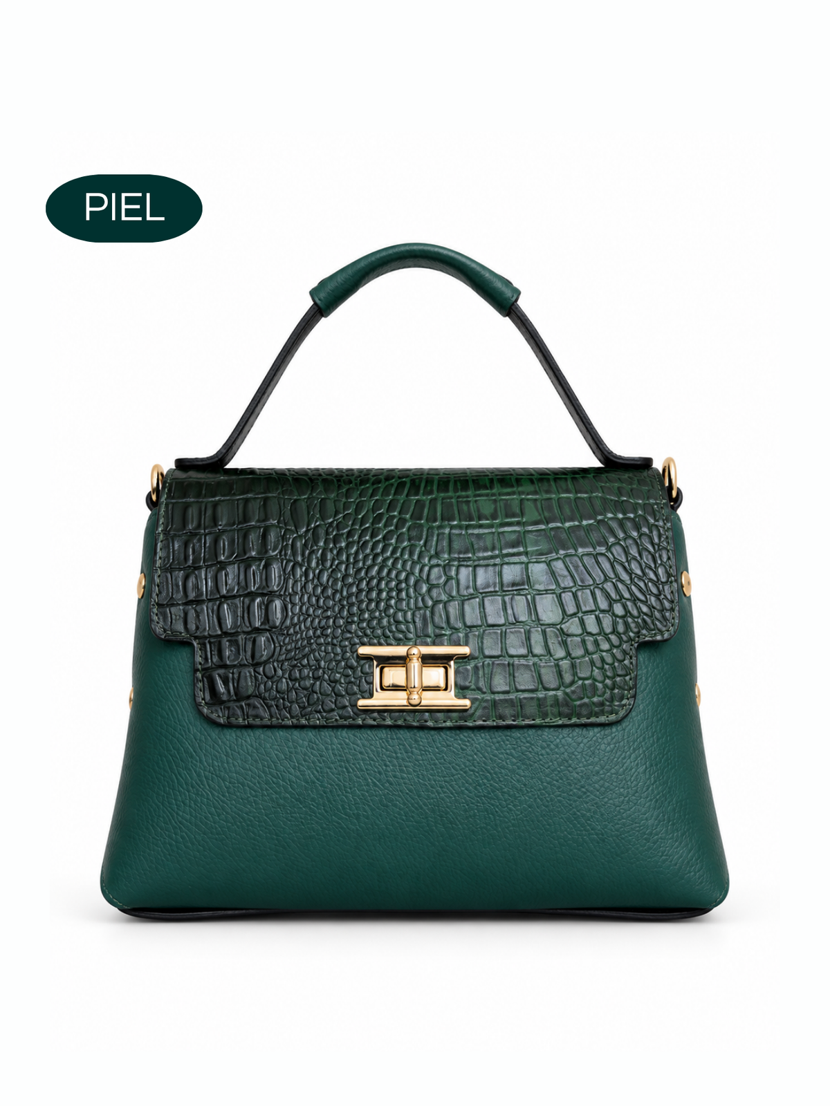 Bolso Roma Verde/Croco