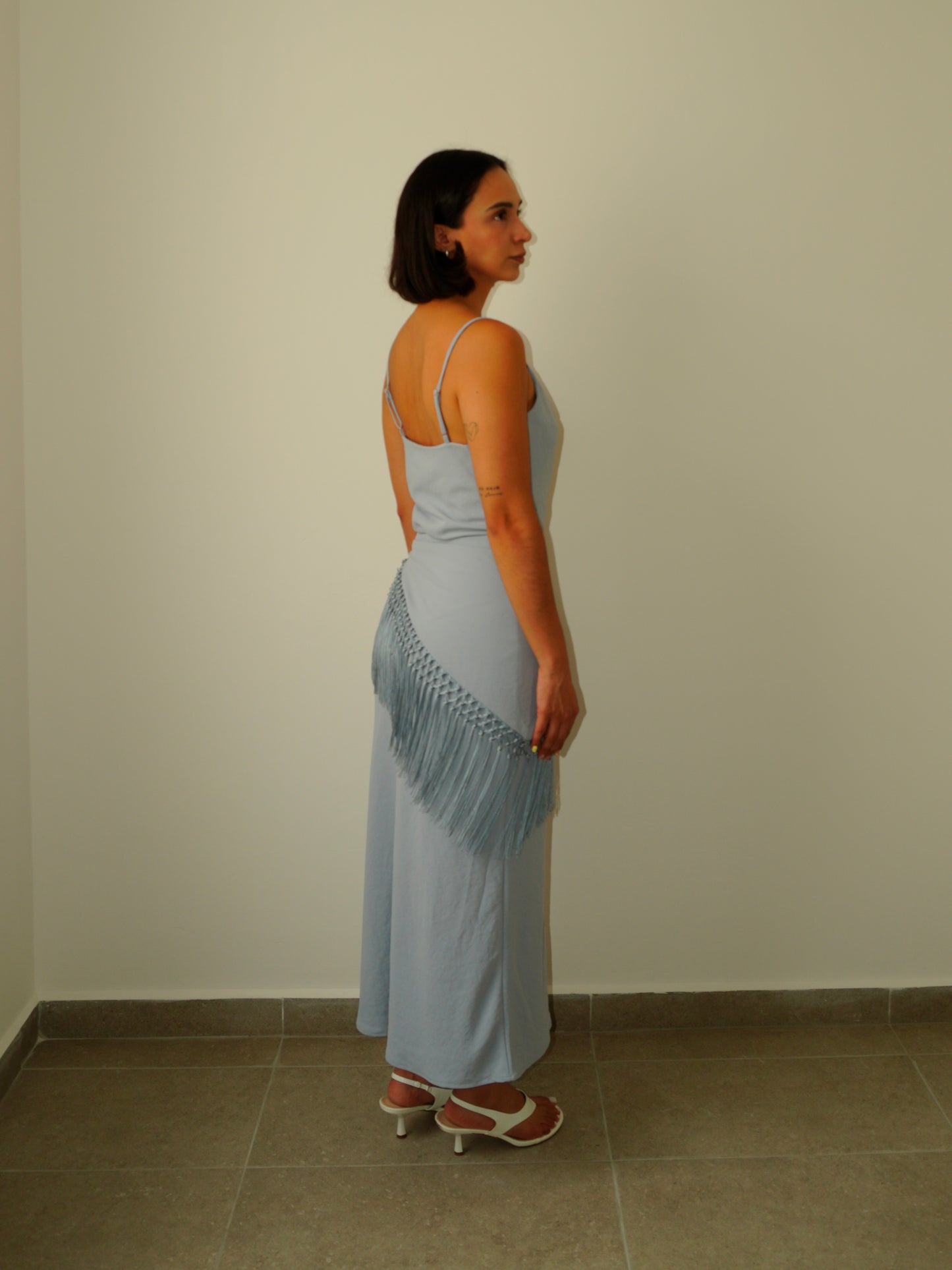 Vestido Midi Azul