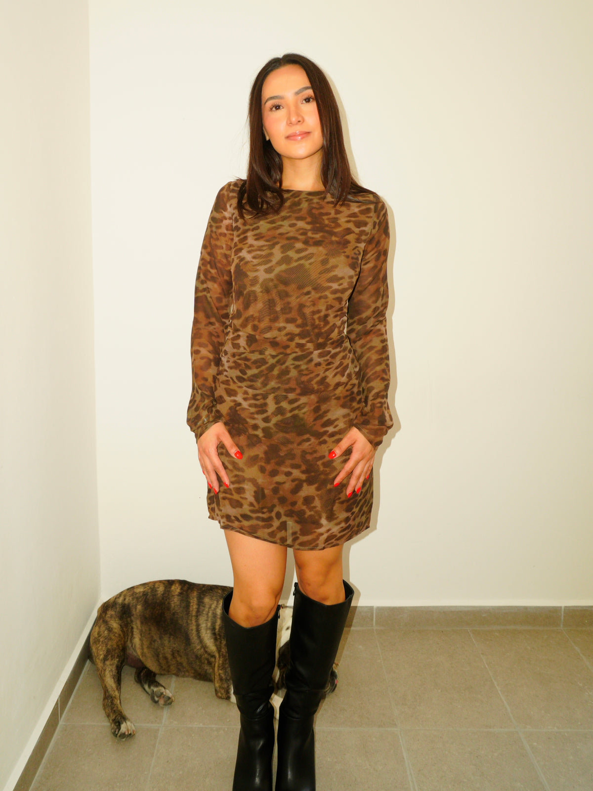 Vestido Leopardo