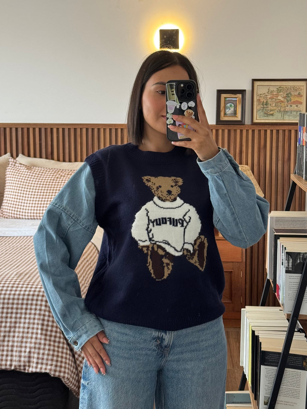 Suéter Osito Azul