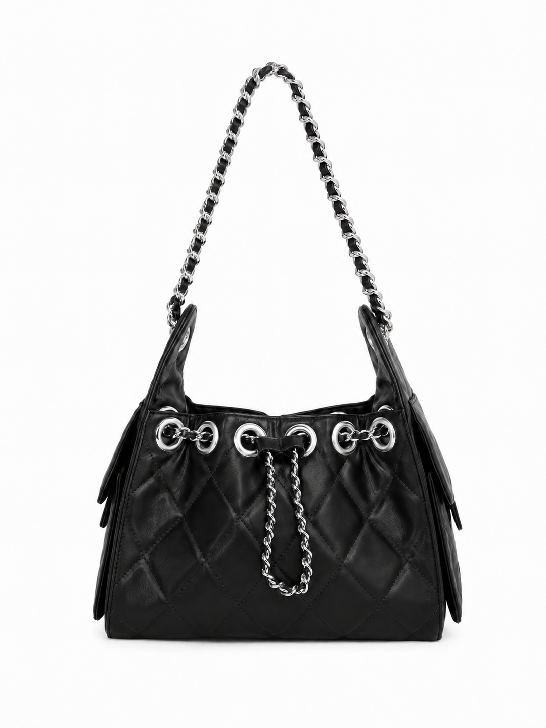 PREVENTA Bolso Hilary Negro/Plata
