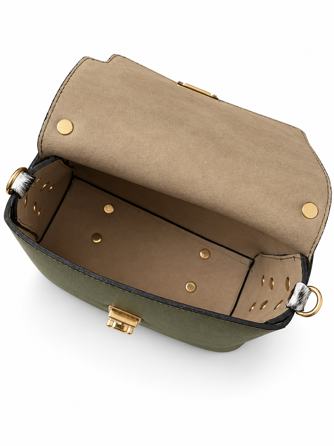 Bolso Roma Olivo/Cow
