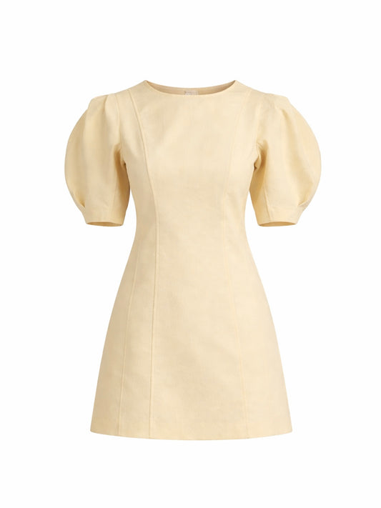 Vestido Manga Abullonada