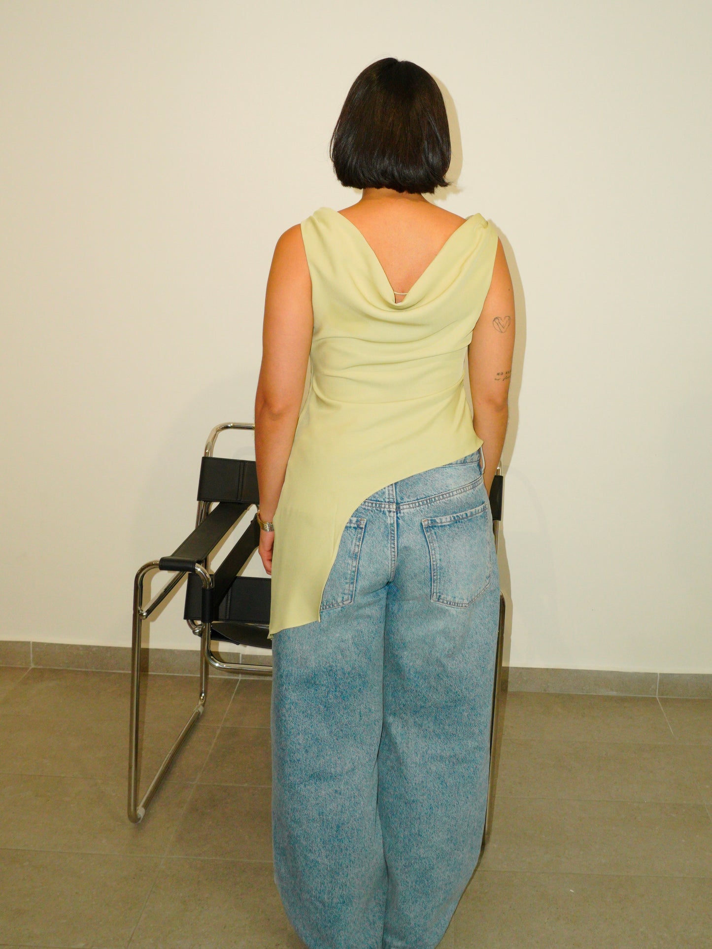 Blusa Asimétrica Verde